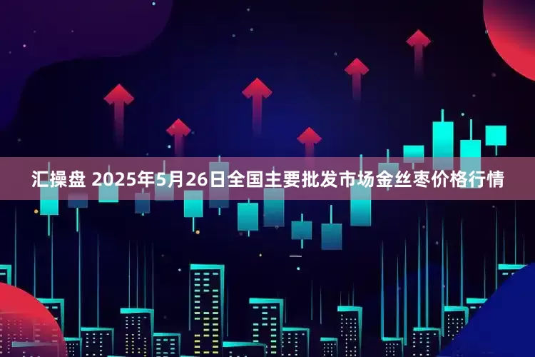 汇操盘 2025年5月26日全国主要批发市场金丝枣价格行情
