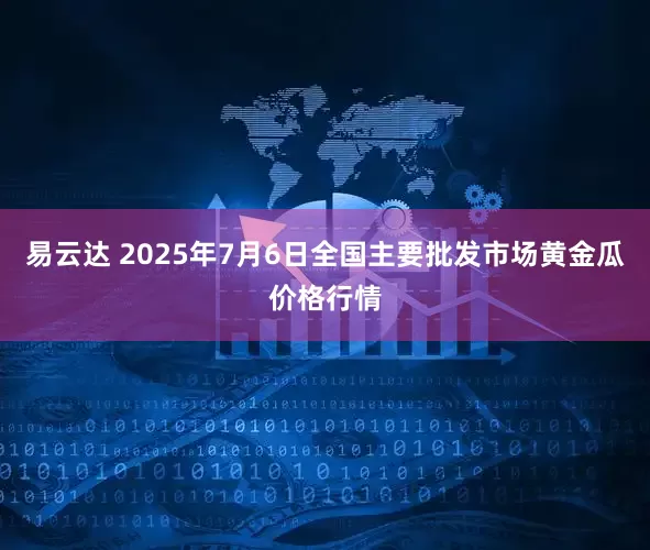 易云达 2025年7月6日全国主要批发市场黄金瓜价格行情