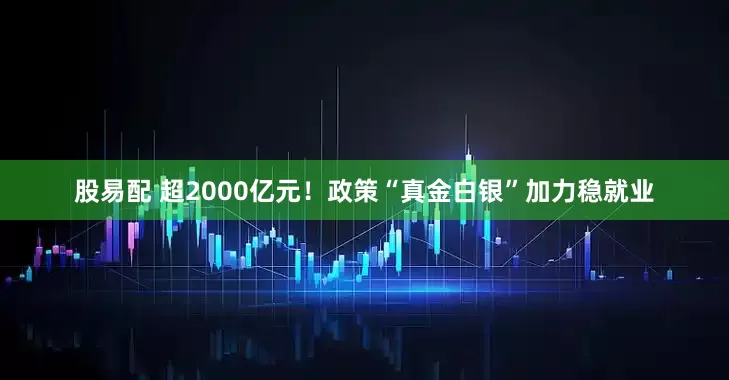 股易配 超2000亿元！政策“真金白银”加力稳就业